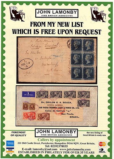 John Lamonby British Stamp Dealer