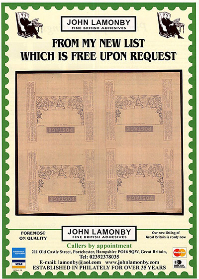 John Lamonby British Stamp Dealer