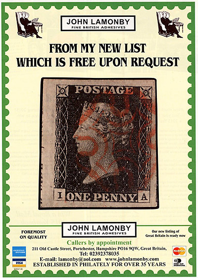 John Lamonby British Stamp Dealer