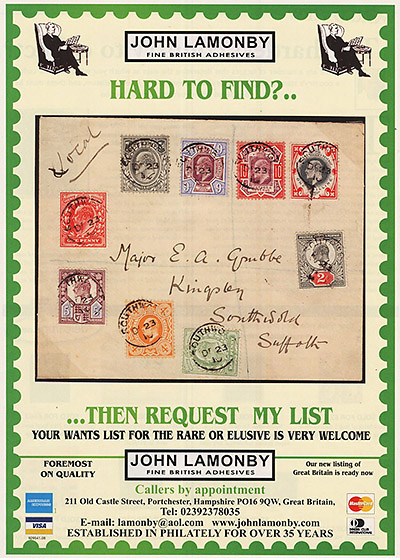 John Lamonby British Stamp Dealer