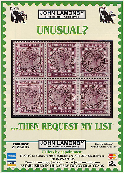 John Lamonby British Stamp Dealer