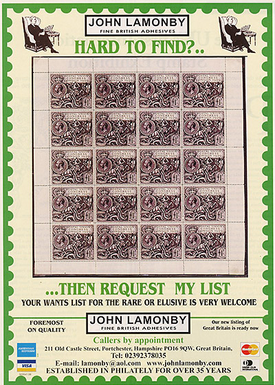 John Lamonby British Stamp Dealer