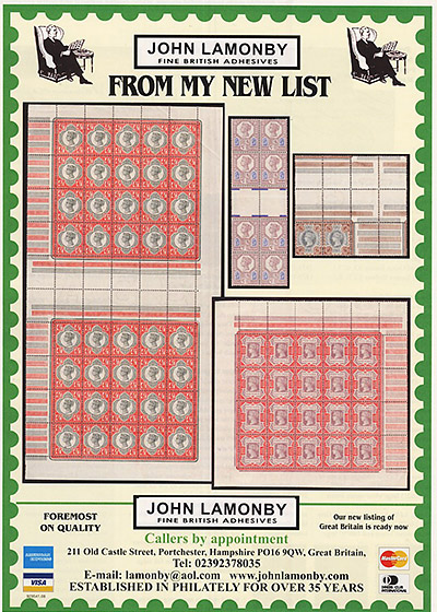 John Lamonby British Stamp Dealer