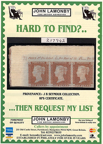 John Lamonby British Stamp Dealer