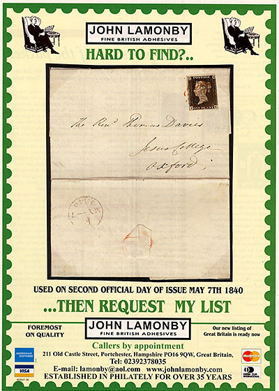 John Lamonby British Stamp Dealer