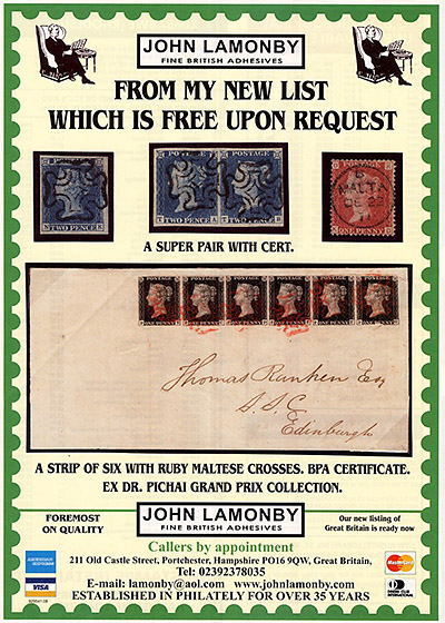 John Lamonby British Stamp Dealer