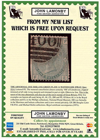 John Lamonby British Stamp Dealer