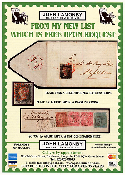 John Lamonby British Stamp Dealer