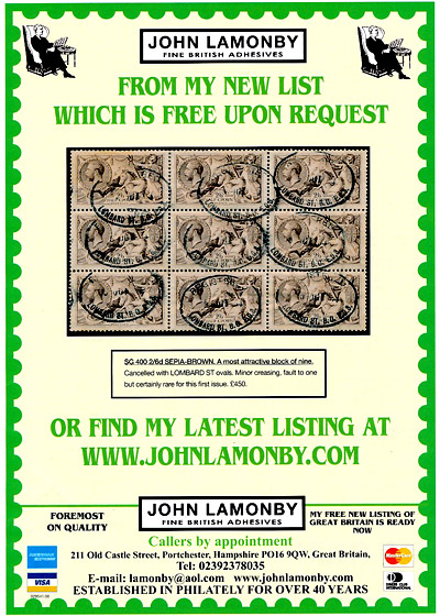 John Lamonby British Stamp Dealer