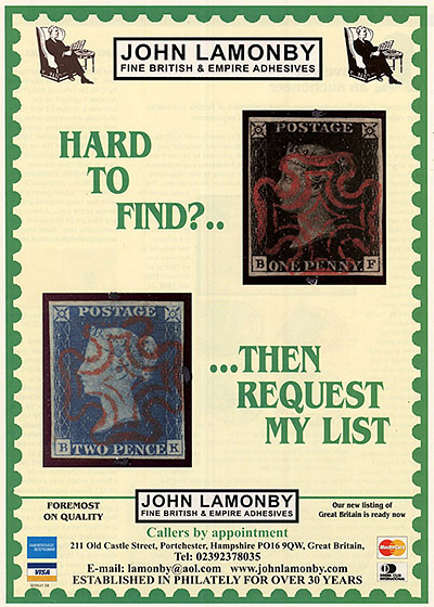 John Lamonby British Stamp Dealer