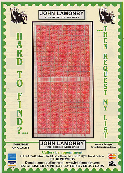 John Lamonby British Stamp Dealer