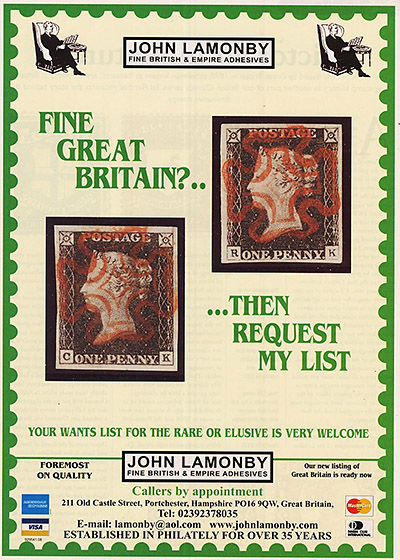 John Lamonby British Stamp Dealer